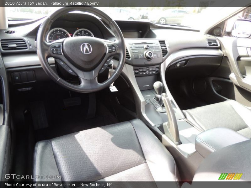 Palladium Metallic / Ebony 2010 Acura TSX Sedan