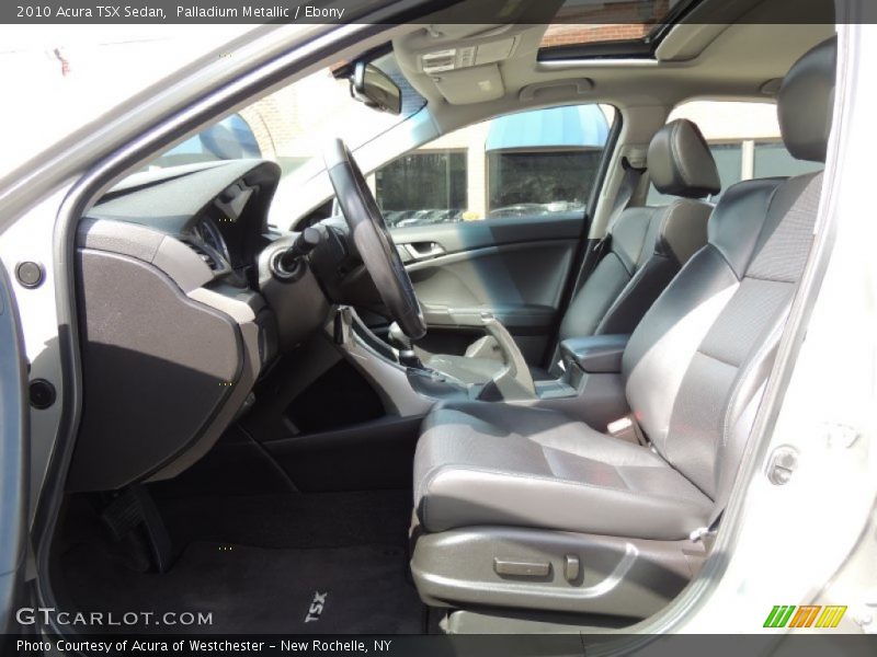 Palladium Metallic / Ebony 2010 Acura TSX Sedan