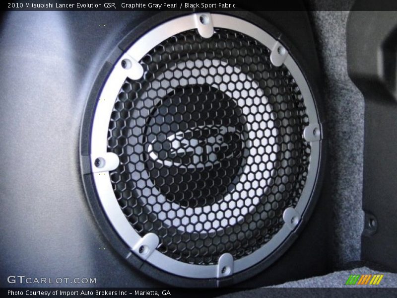 Audio System of 2010 Lancer Evolution GSR