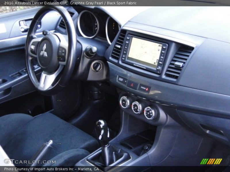 Dashboard of 2010 Lancer Evolution GSR