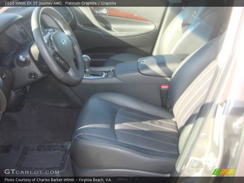 Platinum Graphite / Graphite 2010 Infiniti EX 35 Journey AWD