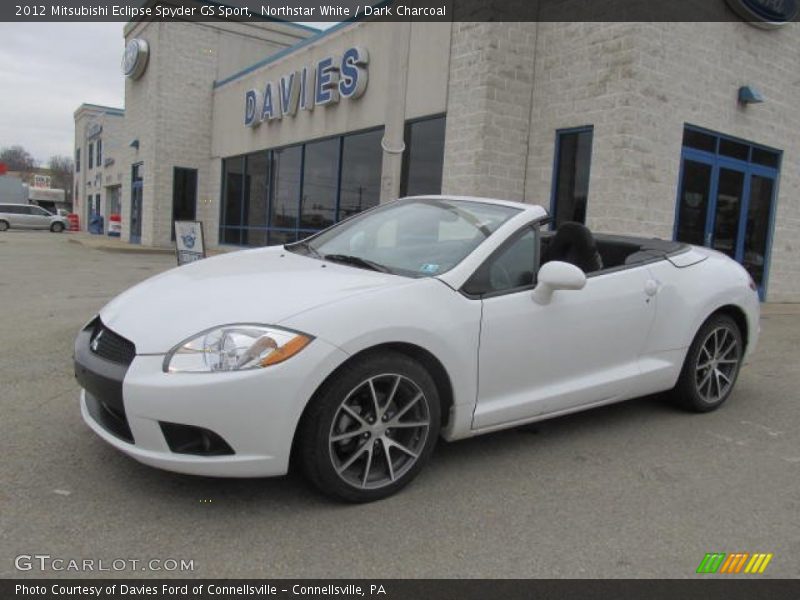 Northstar White / Dark Charcoal 2012 Mitsubishi Eclipse Spyder GS Sport