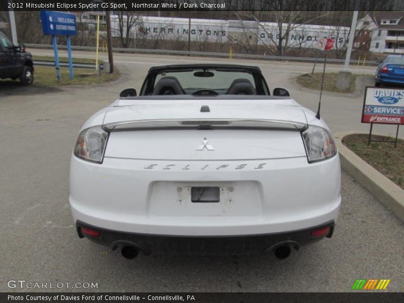 Northstar White / Dark Charcoal 2012 Mitsubishi Eclipse Spyder GS Sport