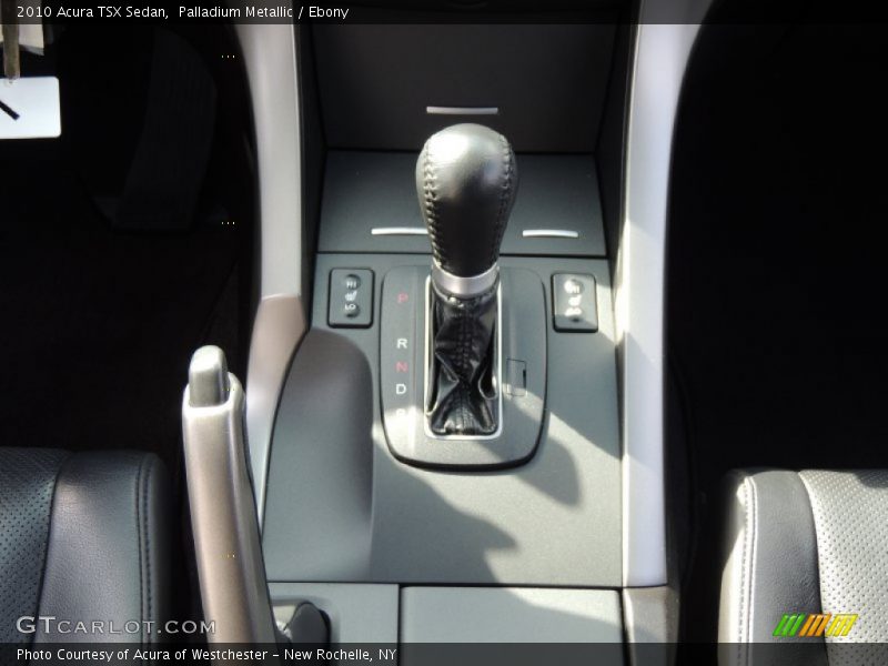 Palladium Metallic / Ebony 2010 Acura TSX Sedan