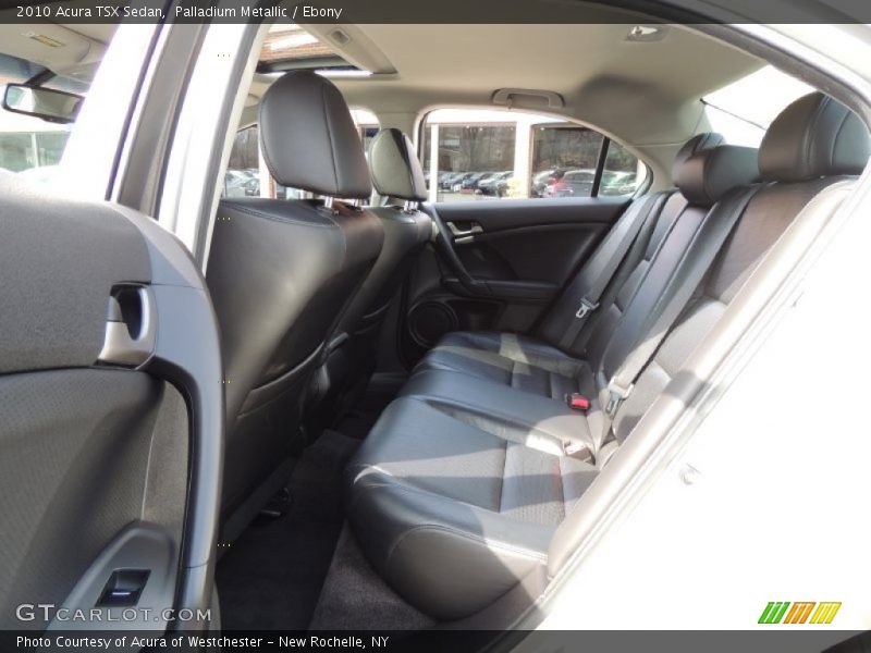 Palladium Metallic / Ebony 2010 Acura TSX Sedan