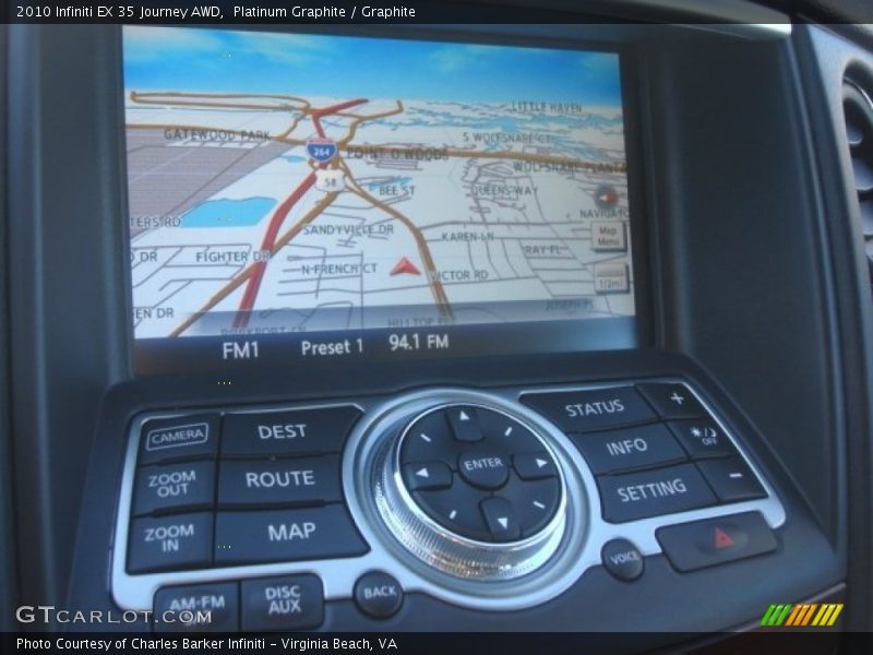 Platinum Graphite / Graphite 2010 Infiniti EX 35 Journey AWD