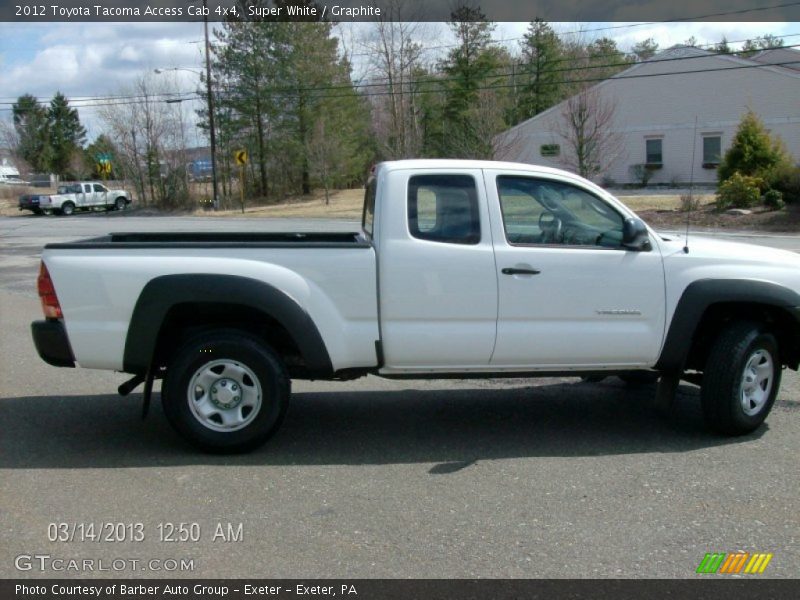 Super White / Graphite 2012 Toyota Tacoma Access Cab 4x4