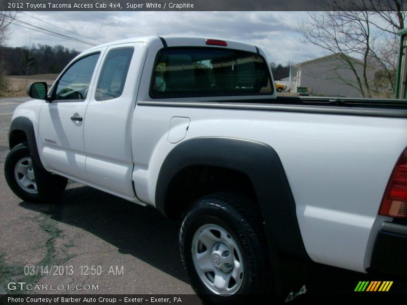 Super White / Graphite 2012 Toyota Tacoma Access Cab 4x4