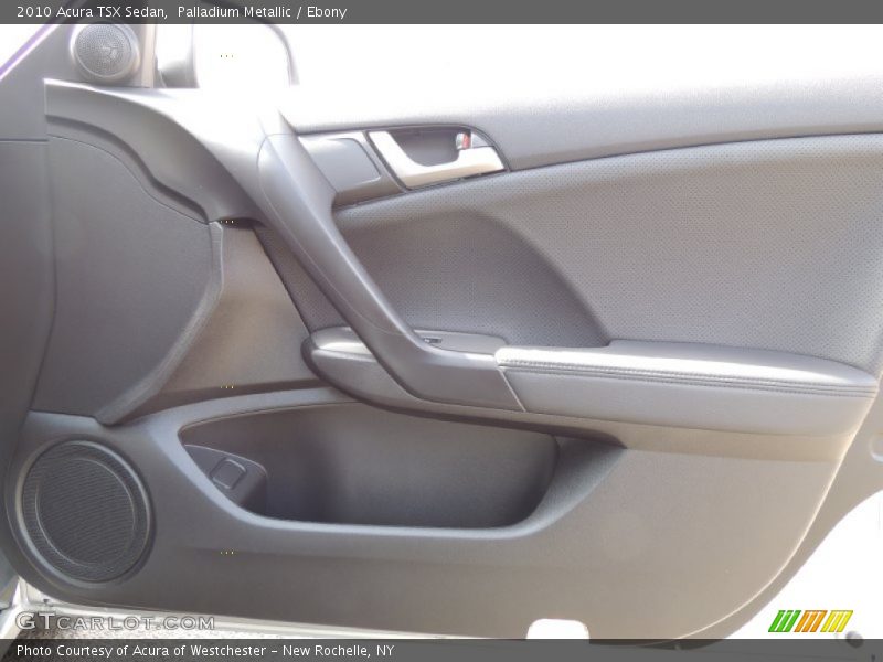 Palladium Metallic / Ebony 2010 Acura TSX Sedan
