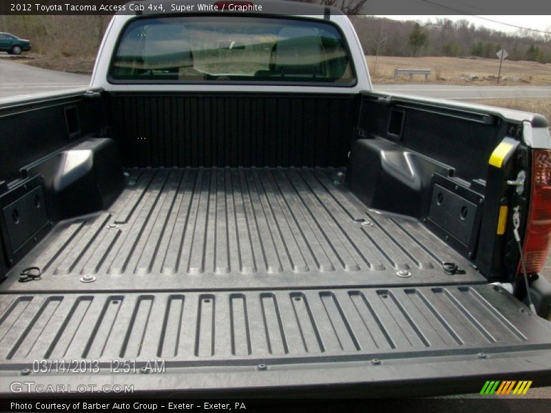 Super White / Graphite 2012 Toyota Tacoma Access Cab 4x4