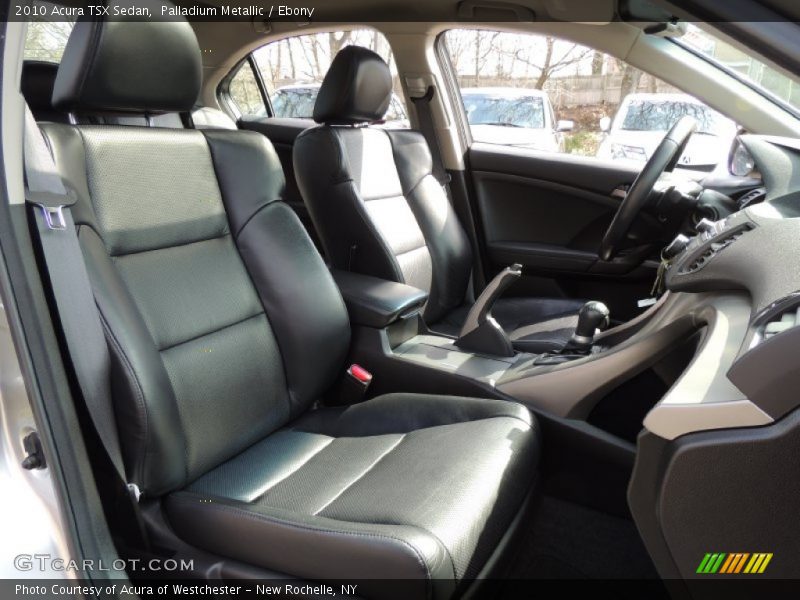 Palladium Metallic / Ebony 2010 Acura TSX Sedan