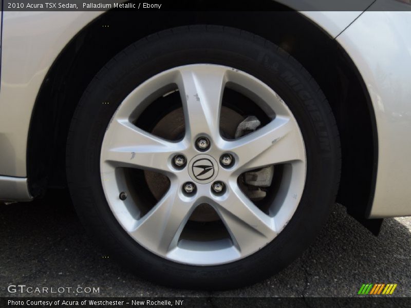 Palladium Metallic / Ebony 2010 Acura TSX Sedan
