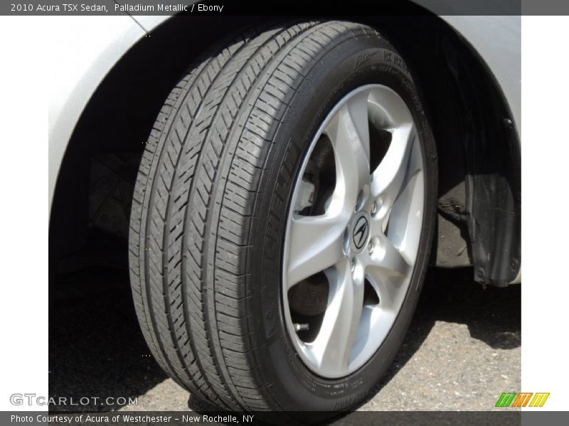 Palladium Metallic / Ebony 2010 Acura TSX Sedan