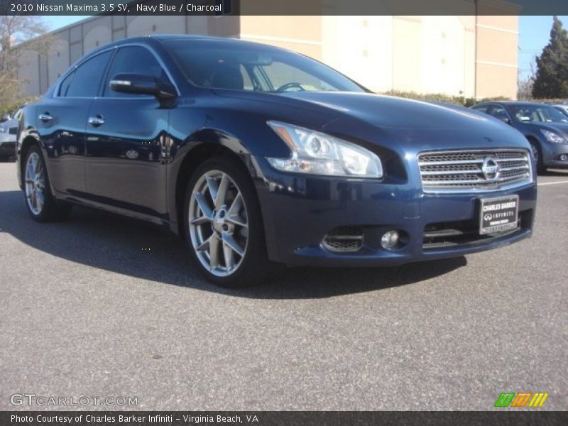 Navy Blue / Charcoal 2010 Nissan Maxima 3.5 SV