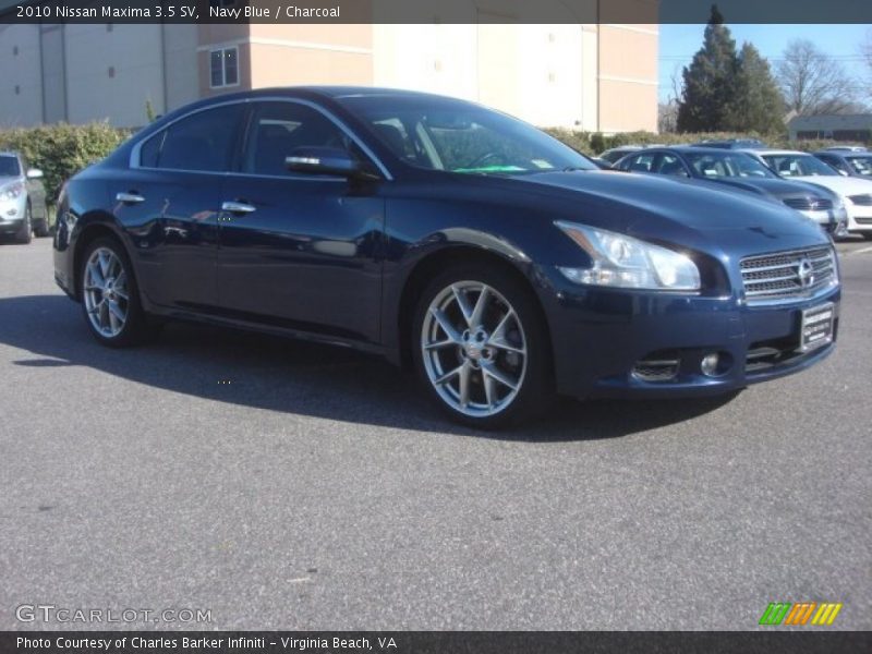 Navy Blue / Charcoal 2010 Nissan Maxima 3.5 SV
