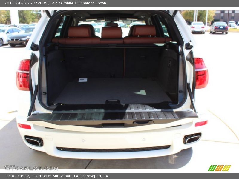 Alpine White / Cinnamon Brown 2013 BMW X5 xDrive 35i