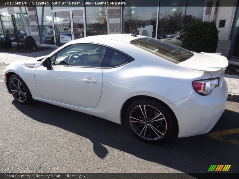 Satin White Pearl / Black Leather/Alcantara 2013 Subaru BRZ Limited