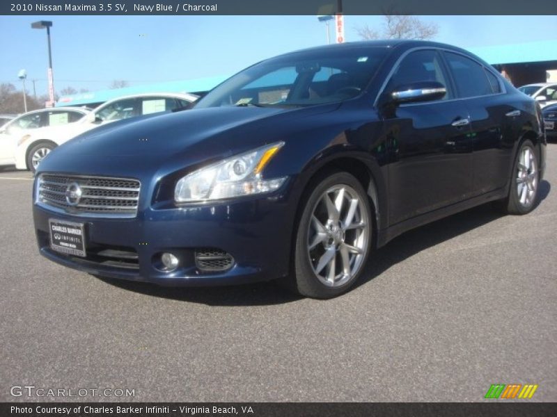 Navy Blue / Charcoal 2010 Nissan Maxima 3.5 SV
