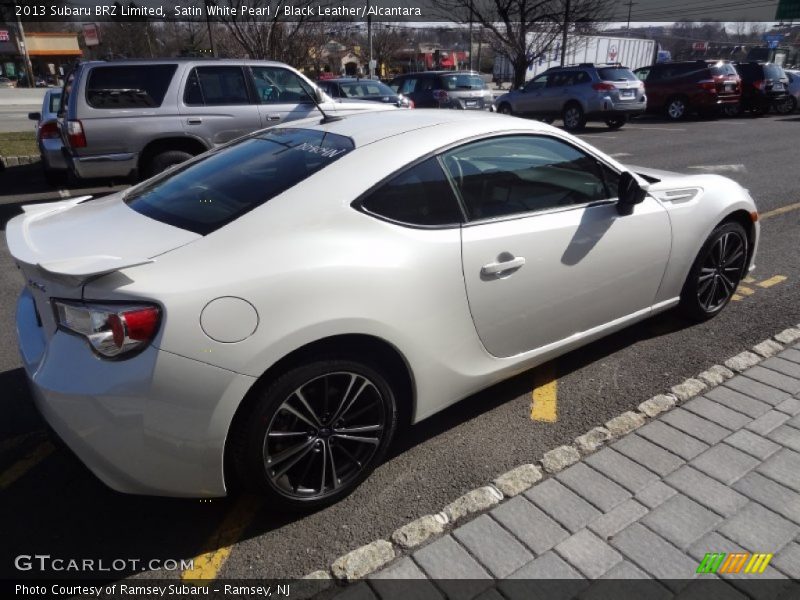 Satin White Pearl / Black Leather/Alcantara 2013 Subaru BRZ Limited