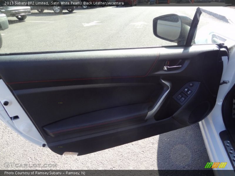 Satin White Pearl / Black Leather/Alcantara 2013 Subaru BRZ Limited