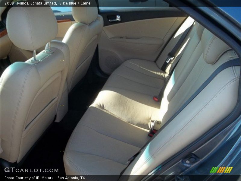 Slate Blue / Camel 2009 Hyundai Sonata Limited