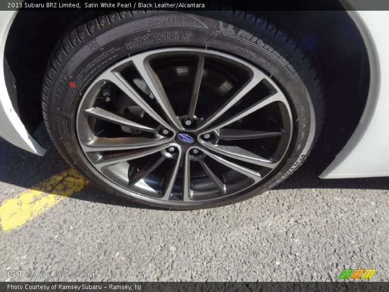 Satin White Pearl / Black Leather/Alcantara 2013 Subaru BRZ Limited