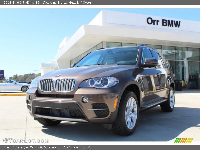 Sparkling Bronze Metallic / Oyster 2013 BMW X5 xDrive 35i