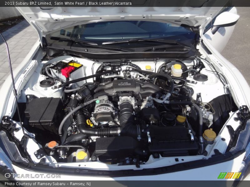 Satin White Pearl / Black Leather/Alcantara 2013 Subaru BRZ Limited