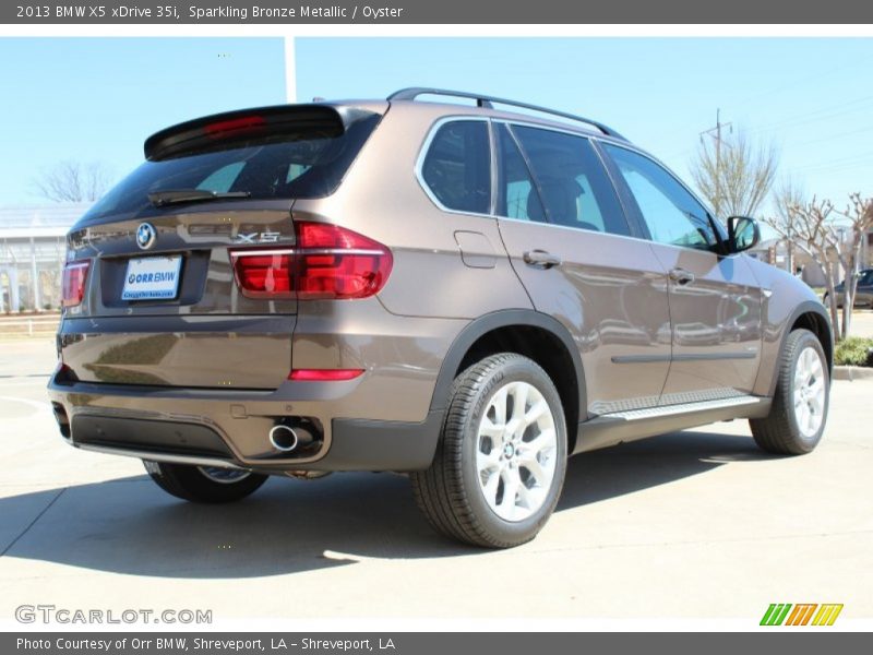 Sparkling Bronze Metallic / Oyster 2013 BMW X5 xDrive 35i