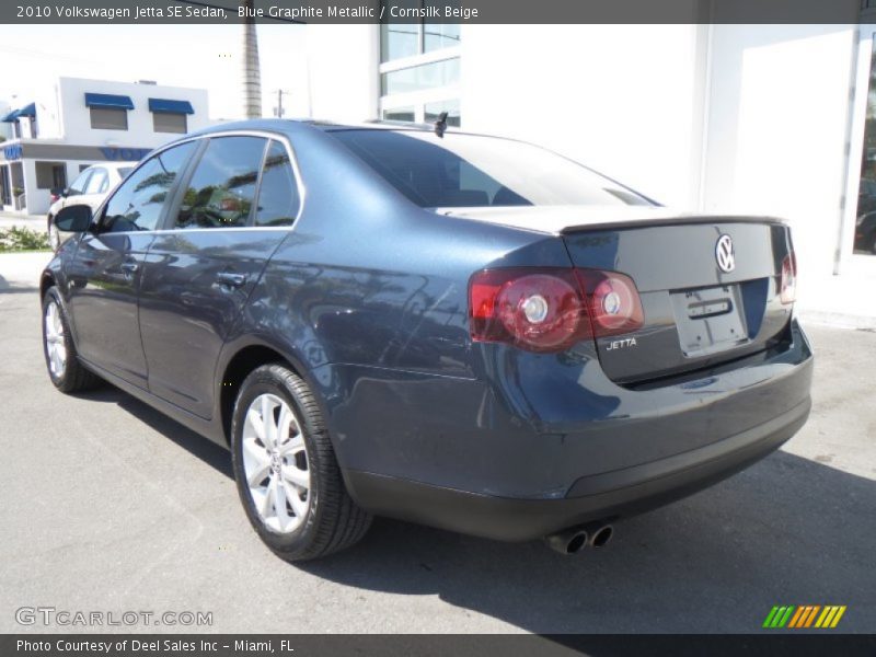 Blue Graphite Metallic / Cornsilk Beige 2010 Volkswagen Jetta SE Sedan
