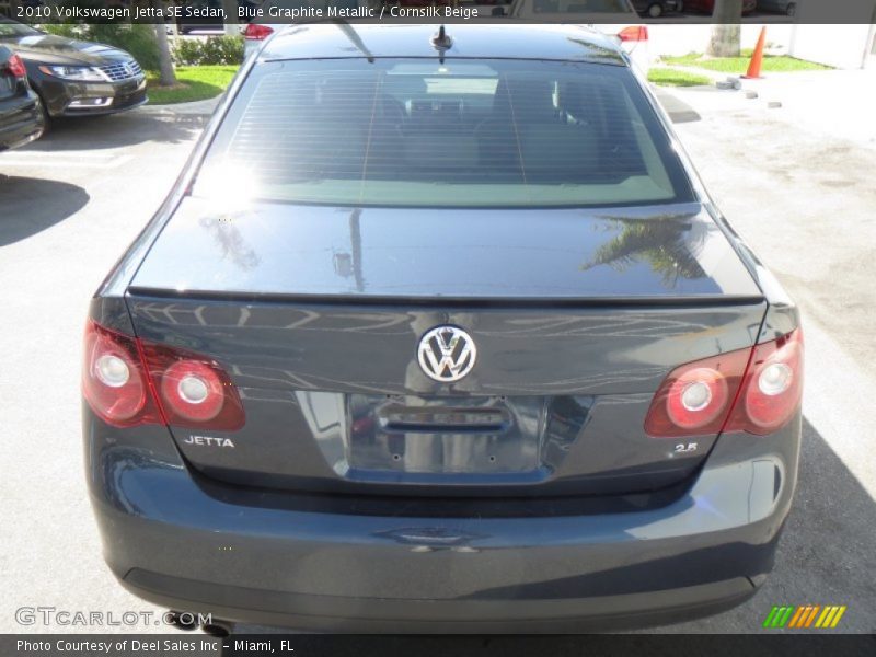 Blue Graphite Metallic / Cornsilk Beige 2010 Volkswagen Jetta SE Sedan