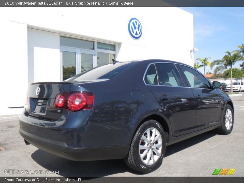 Blue Graphite Metallic / Cornsilk Beige 2010 Volkswagen Jetta SE Sedan