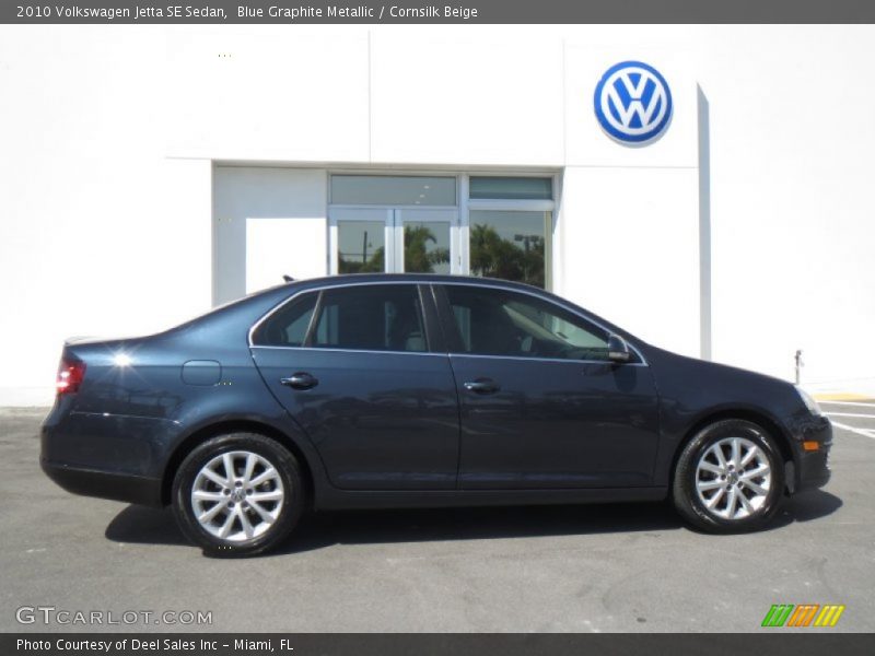 Blue Graphite Metallic / Cornsilk Beige 2010 Volkswagen Jetta SE Sedan