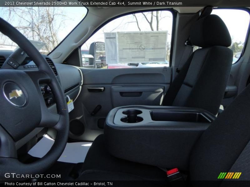 Summit White / Dark Titanium 2013 Chevrolet Silverado 2500HD Work Truck Extended Cab 4x4