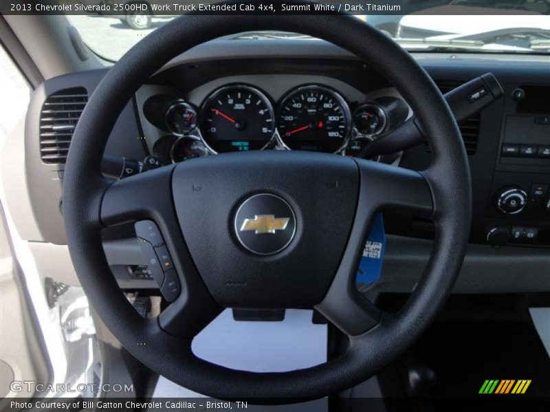  2013 Silverado 2500HD Work Truck Extended Cab 4x4 Steering Wheel
