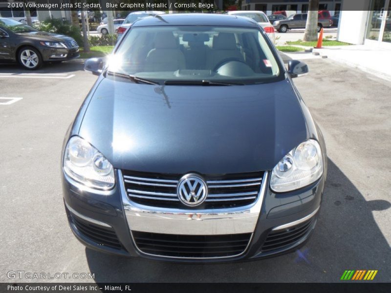 Blue Graphite Metallic / Cornsilk Beige 2010 Volkswagen Jetta SE Sedan