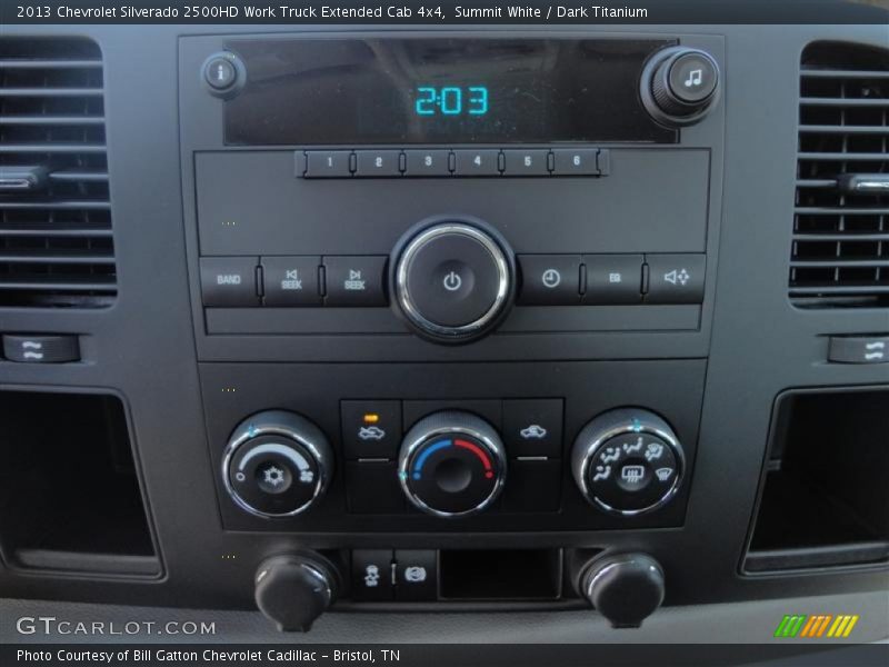 Controls of 2013 Silverado 2500HD Work Truck Extended Cab 4x4