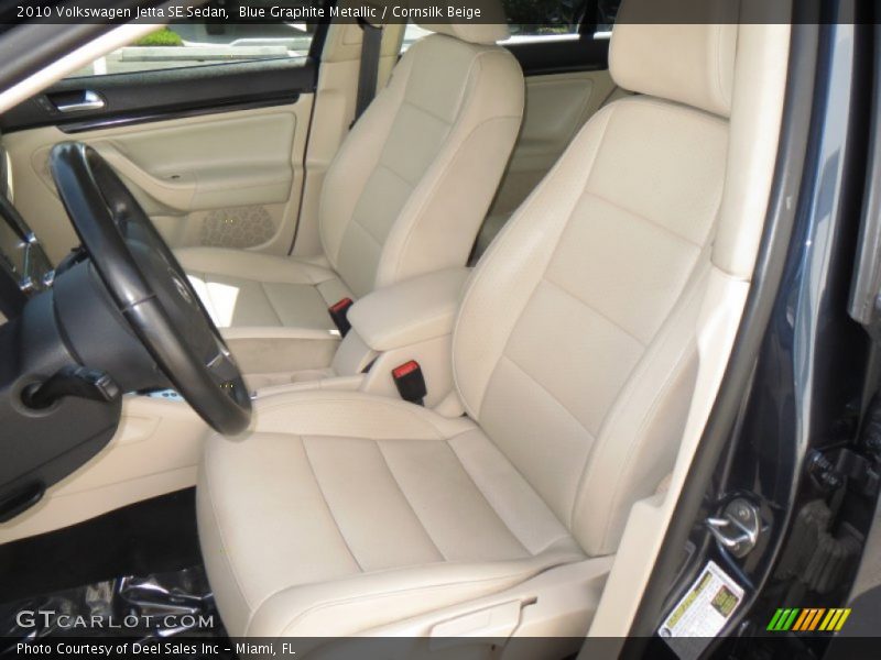 Blue Graphite Metallic / Cornsilk Beige 2010 Volkswagen Jetta SE Sedan