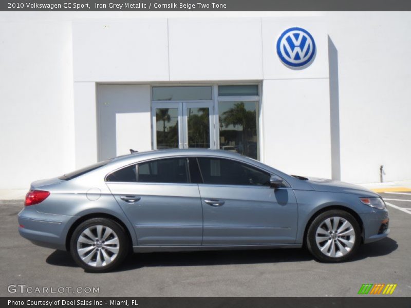 Iron Grey Metallic / Cornsilk Beige Two Tone 2010 Volkswagen CC Sport
