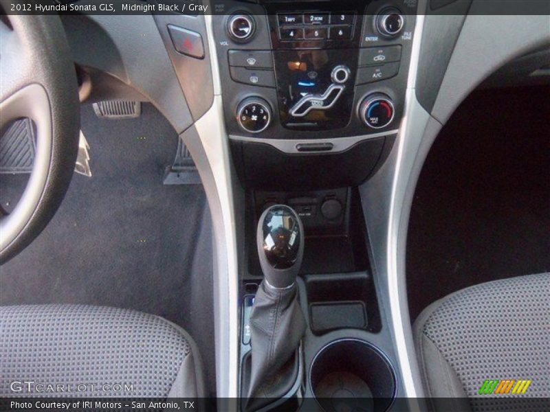 Midnight Black / Gray 2012 Hyundai Sonata GLS