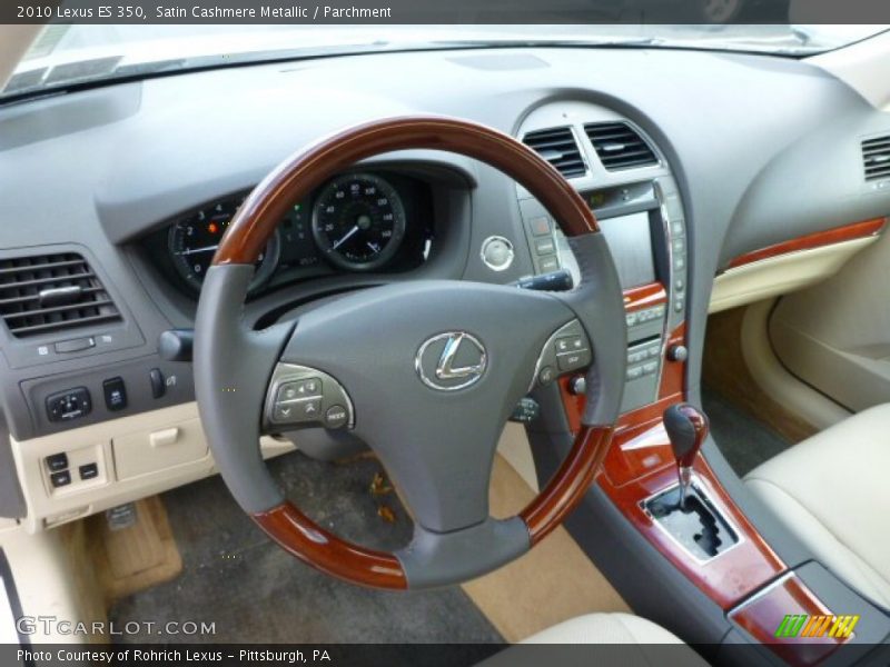 Satin Cashmere Metallic / Parchment 2010 Lexus ES 350