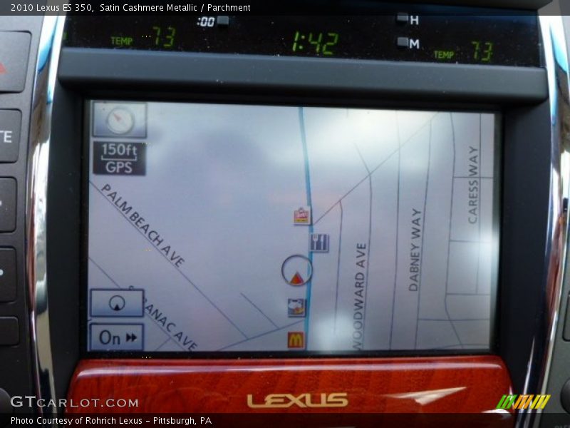 Satin Cashmere Metallic / Parchment 2010 Lexus ES 350