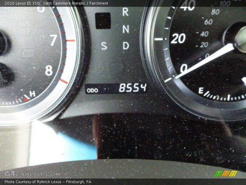 Satin Cashmere Metallic / Parchment 2010 Lexus ES 350
