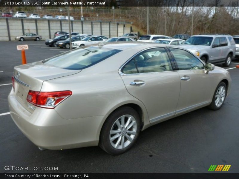 Satin Cashmere Metallic / Parchment 2010 Lexus ES 350