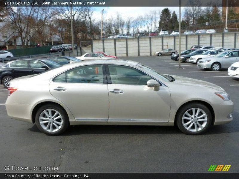Satin Cashmere Metallic / Parchment 2010 Lexus ES 350