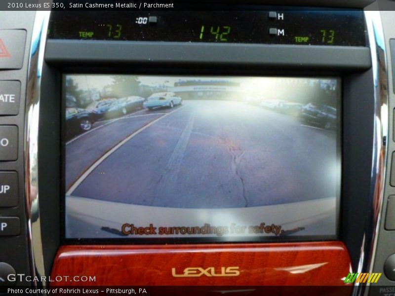 Satin Cashmere Metallic / Parchment 2010 Lexus ES 350