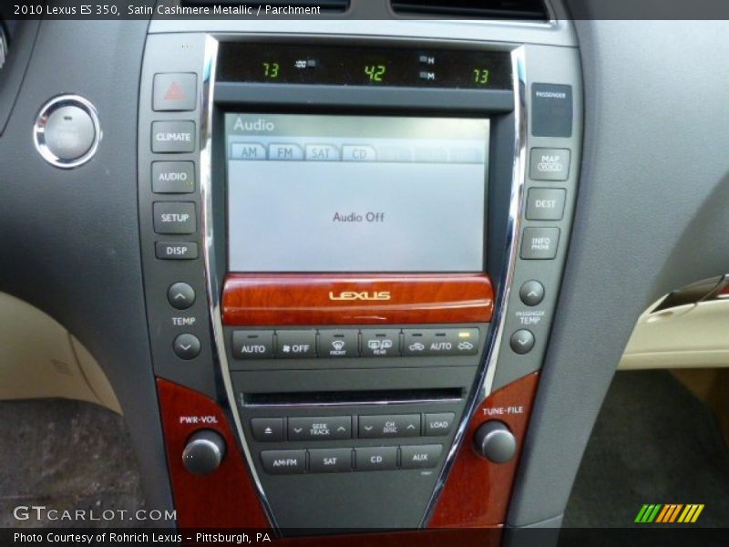 Satin Cashmere Metallic / Parchment 2010 Lexus ES 350