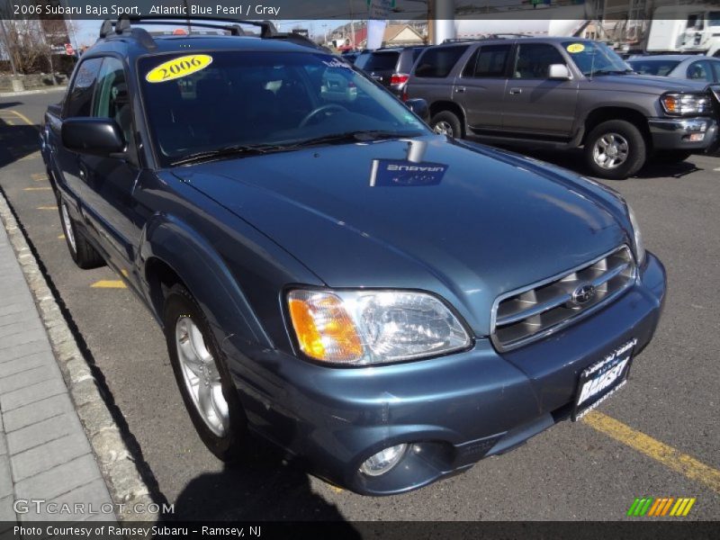 Atlantic Blue Pearl / Gray 2006 Subaru Baja Sport
