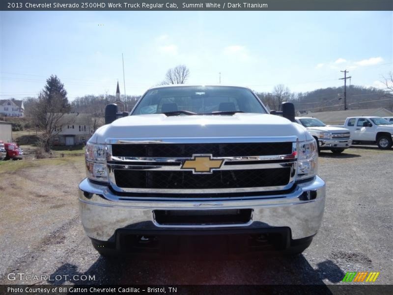 Summit White / Dark Titanium 2013 Chevrolet Silverado 2500HD Work Truck Regular Cab
