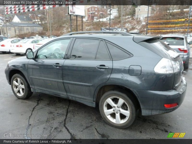 Flint Gray Mica / Black 2005 Lexus RX 330 AWD